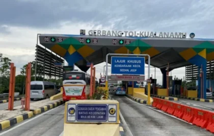 Libur Tahun Baru Islam, Volume Lalu Lintas Tol Medan Kualanamu Meningkat Drastis