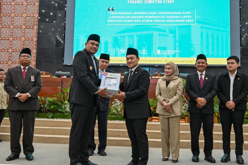 Pemprov Sumut Cetak Sejarah Opini WTP 11 Kali, Bobby Ingatkan Bahaya Korupsi