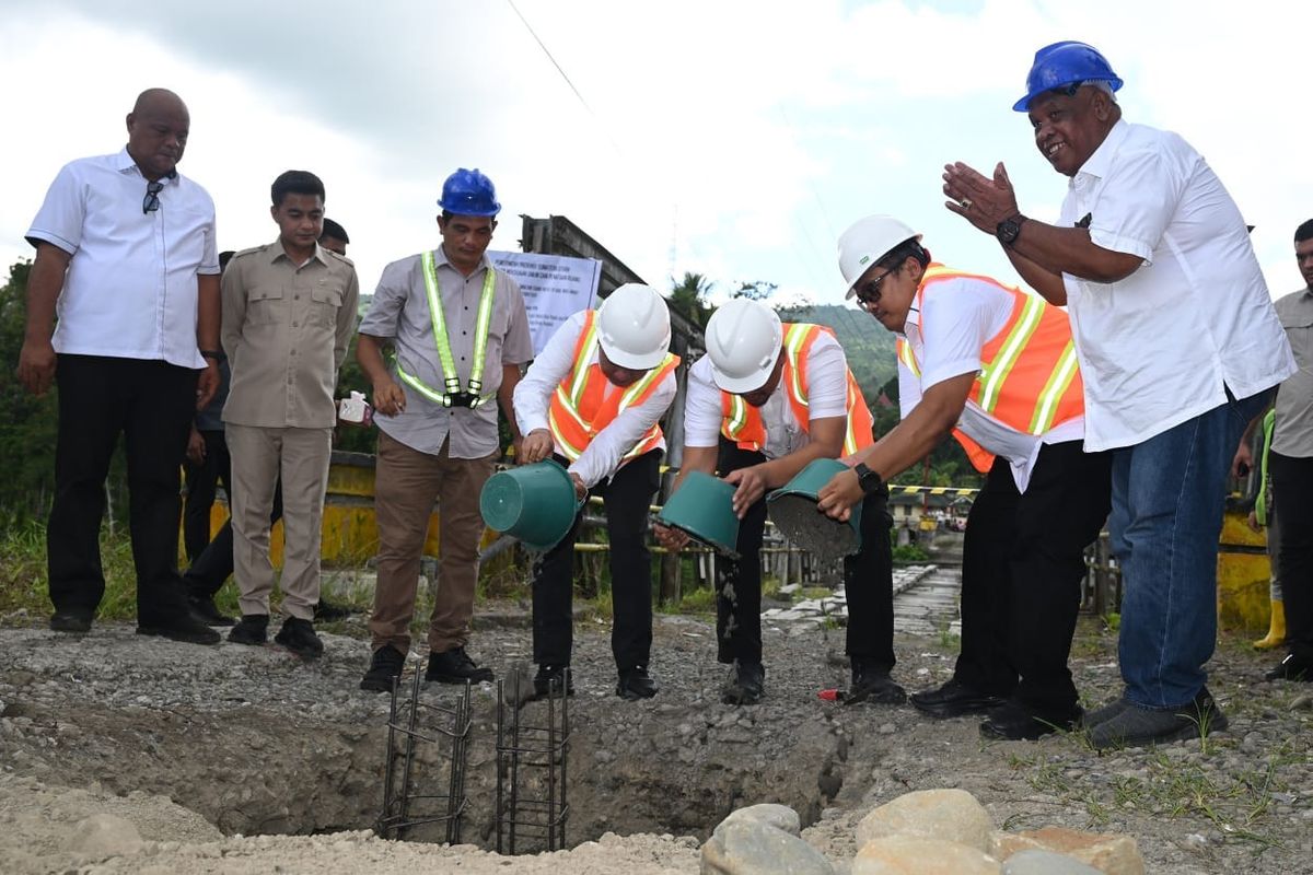 Gubernur Sumut Bangun Jembatan dan Jalan di Nias, Anggaran Infrastruktur Capai Rp 250 Miliar