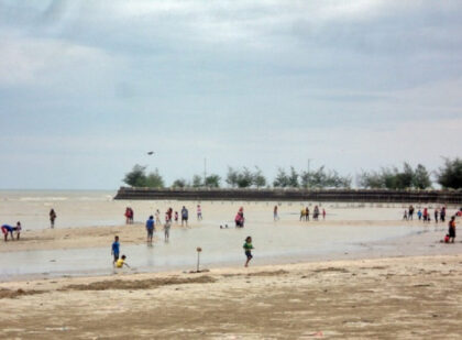 Sunset di Pantai Dermaga Tuban