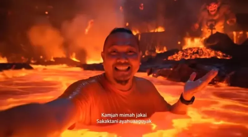 Viral Video AI 'Hari Pertama Masuk Neraka', Netizen Murka: Agama Jadi Lelucon!