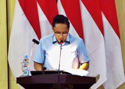Wali Kota Medan Rico Waas saat menyampaikan penjelasan saat rapat Paripurna di Gedung Dewan, Selasa (10/6/2025). BP/ist