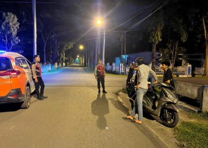 Kepolisian melakukan patroli.(istimewa)