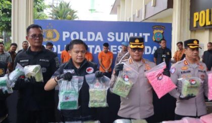 Kepolisian mengungkap kasus narkotika.(istimewa)