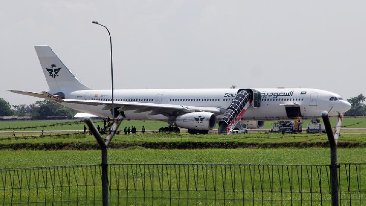 Kronologi Pesawat Saudia Airlines Mendarat Darurat di Bandara Kualanamu 