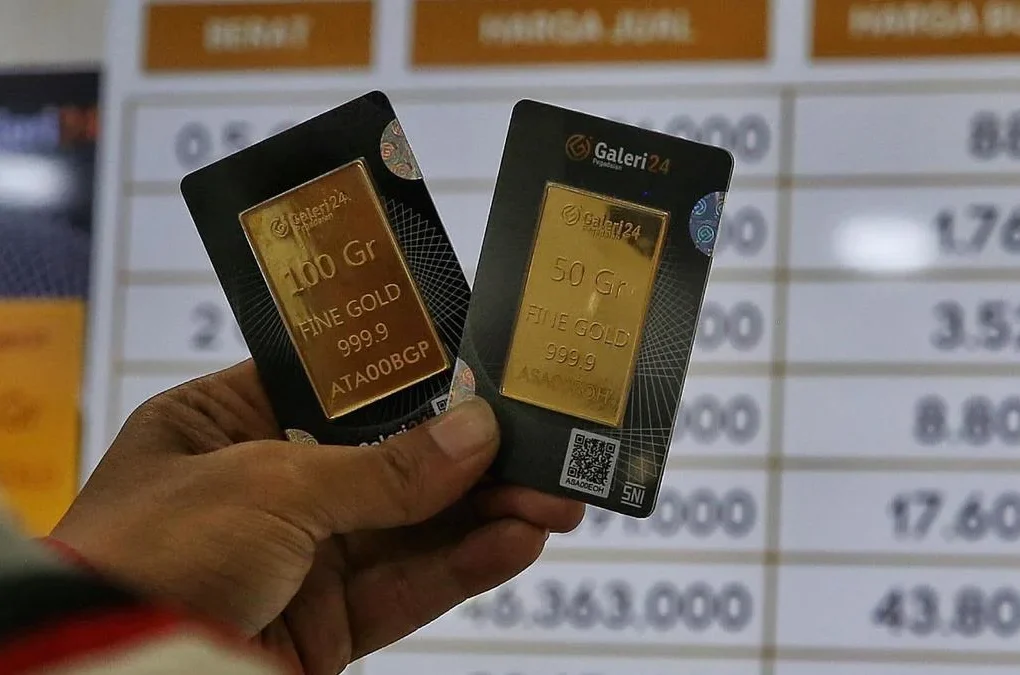 Harga Emas Hari Ini di Pegadaian: Antam, UBS, dan Galeri24 Kompak Naik!