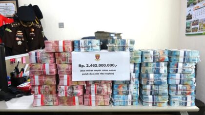 Kejati Sumut Terima Pengembalian Uang Korupsi Dana Desa Rp 2,4 Miliar dari Eks Kadis PMD