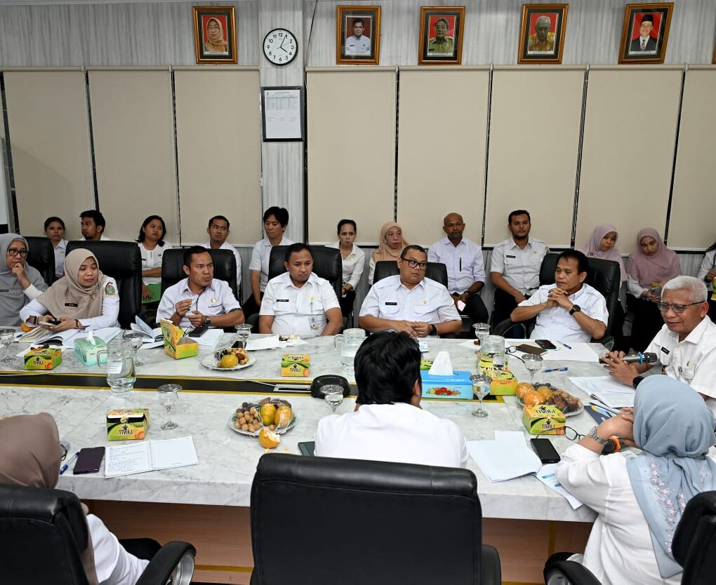 Wakil Hubungan Sumut rapat dengan dinas terkait.(istimewa)