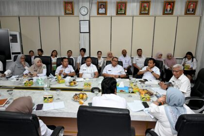 Wakil Hubungan Sumut rapat dengan dinas terkait.(istimewa)