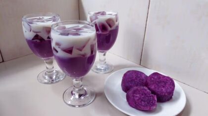 Resep Goguma Latte, Minuman Segar dari Ubi Ungu Cocok untuk Sajian Hajatan