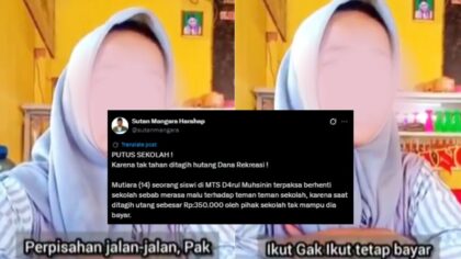 Remaja Putus Sekolah di Labuhanbatu Gegara Iuran Rekreasi, Netizen Soroti Klarifikasi Sekolah