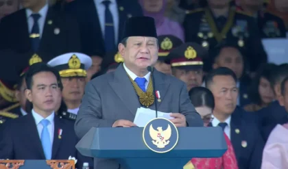 Prabowo Subianto Ajak Polri Jaga Kepercayaan Rakyat di Hari Bhayangkara ke-79